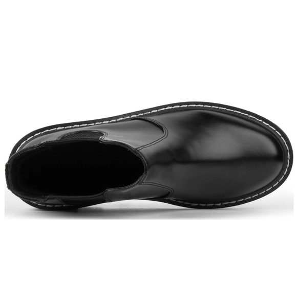 Ichigo Women's Black Chelsea Ankle Booties - Picture 5 of 12